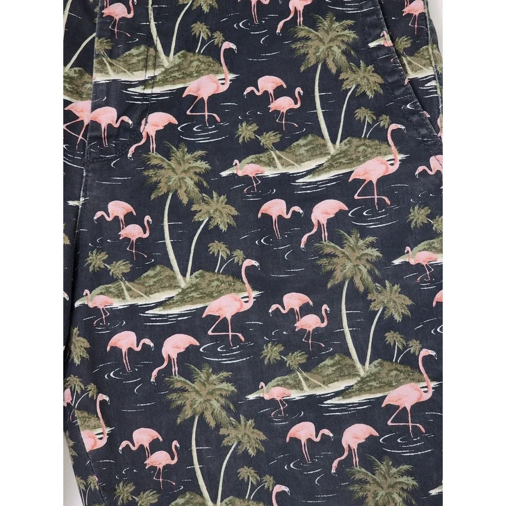 American Eagle Slim Mens 30 Black Stretch‎ Flamingo Shorts Extreme Flex Chinos